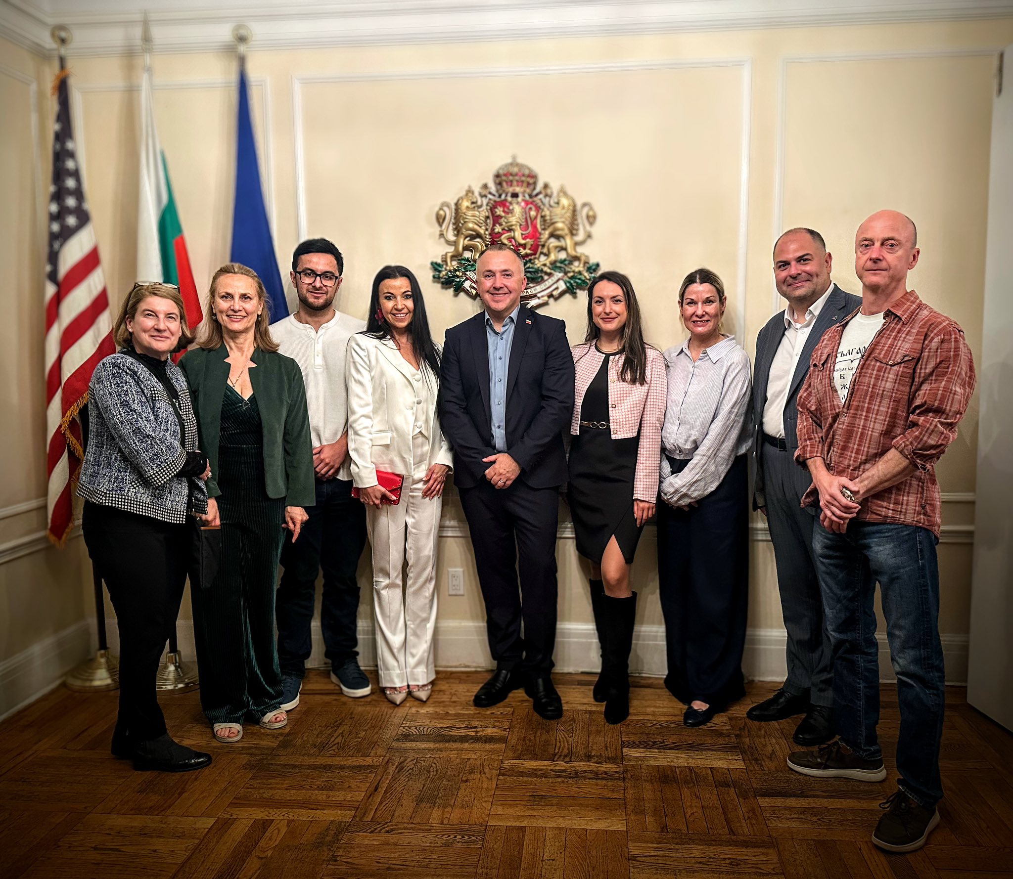 Hosting of an event at the Consulate General of Bulgaria in New York dedicated to Bulgarian entrepreneurship in the Northeastern United States
